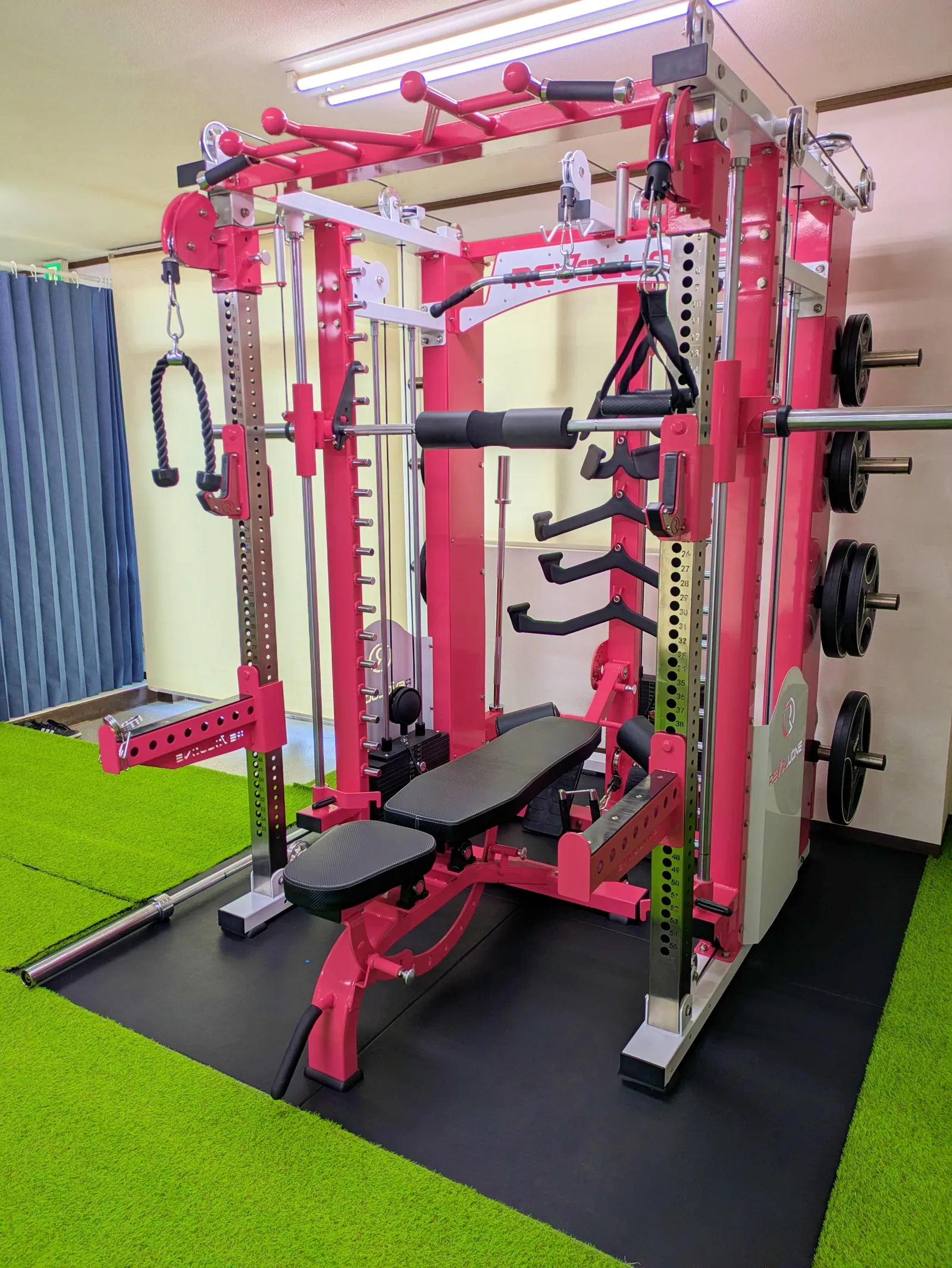 完全個室のジム内観